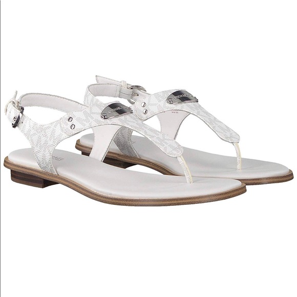 Michael Kors Shoes - NWOT Michael Kors White Sandals Size 6